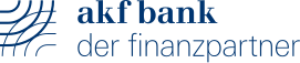 Logo akf bank der Finanzpartner - Finanzierungspartner von Rollstuhlautos.de